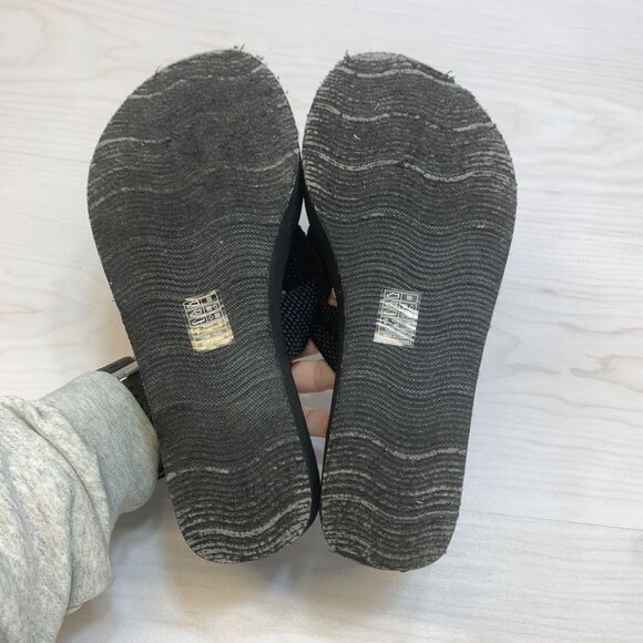 Rocket Dog Womens Crush Webbing Slip On Wedge Platform Sandals Size 9 Black - Picture 6 of 10